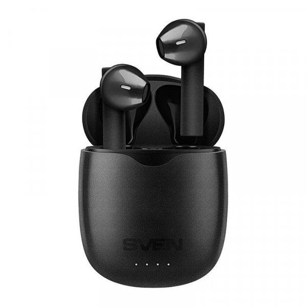 Vezeték nélküli, fülbe helyezhető fejhallgató mikrofonnal SVEN E-717BT
(fekete).
