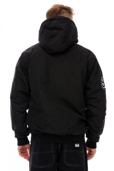 Mass Denim Jacket Club Hooded black