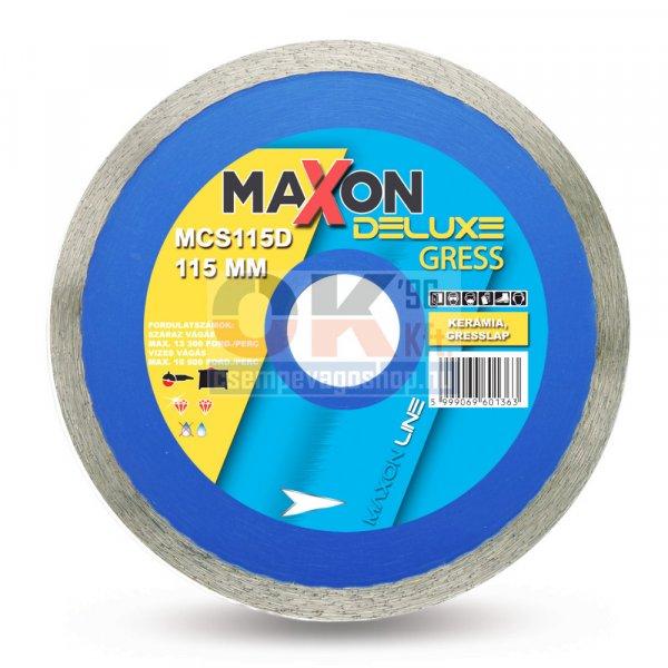 Diatech gyémánttárcsa MAXON CLASSIC DELUXE GRESS 115x22,2mm (mcs115d)