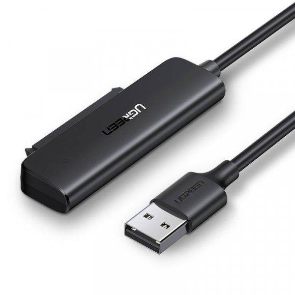 UGREEN USB 2,5" SATA HDD adapter, 50cm (fekete)