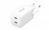 Intenso W40CC GaN Power Adapter White