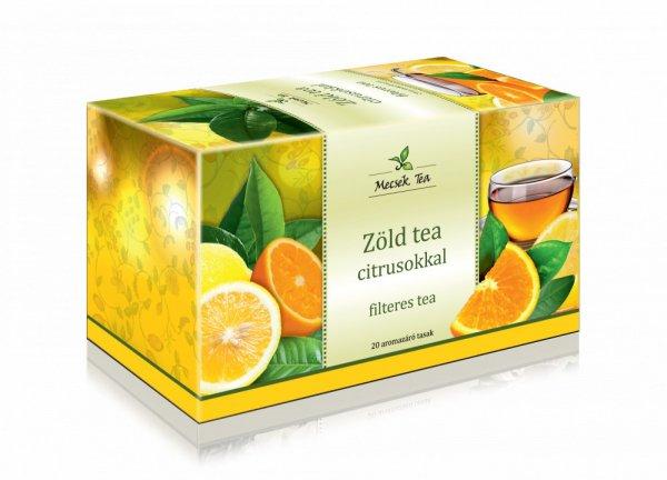 Mecsek zöld tea citrusokkal 20x2g 40 g