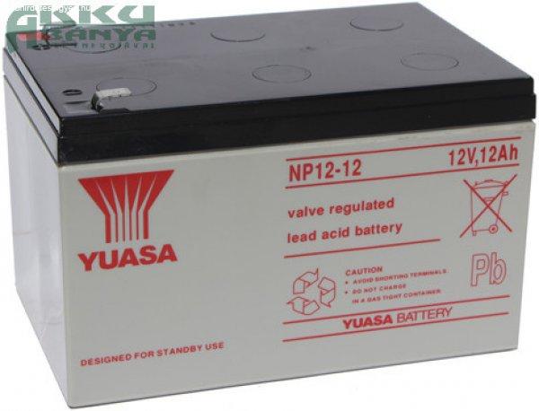 YUASA 12V 12Ah akkumulátor NP12-12