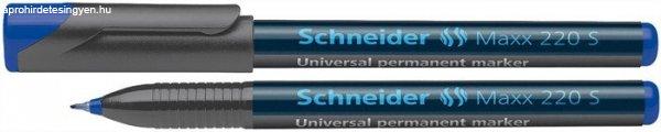 Alkoholos marker, OHP, 0,4 mm, SCHNEIDER "Maxx 220 S", kék