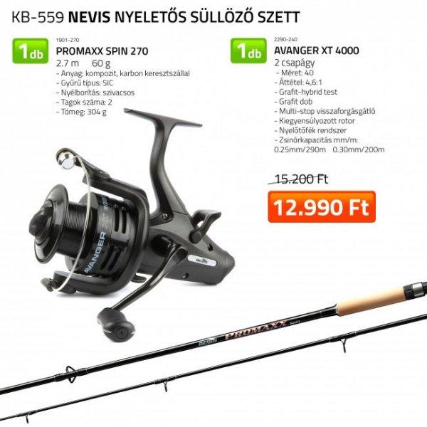 Nevis Nyeletős süllőző szett 1901-270+ 2290-240 (KB-559)