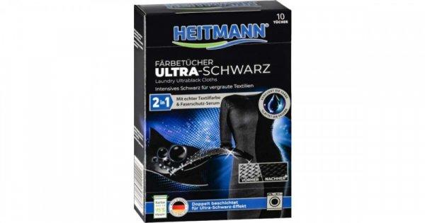 Heitmann ultrafekete színfrissítő kendő 10 db