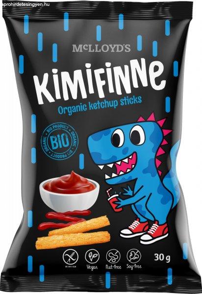 Mclloyds bio kimifinne extrudált snack ketchupos falatok 30 g