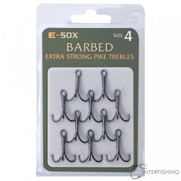 ESOX Treble Hook Barbed 4