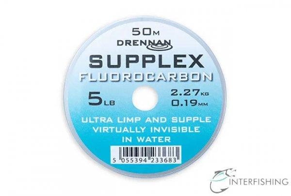 Drennan Supplex Fluocarbon 5.0lb 0.19mm előkezsinór