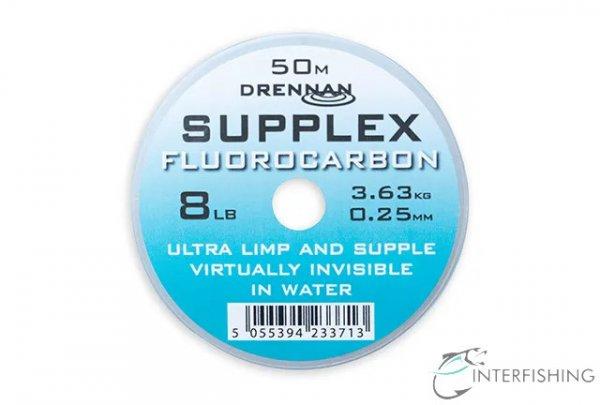 Drennan Supplex Fluocarbon 8.0lb 0.25mm előkezsinór