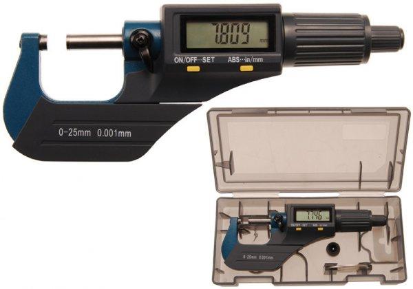 BGS-8427 Digitális Mikrométer 0-25mm 0,001mm
