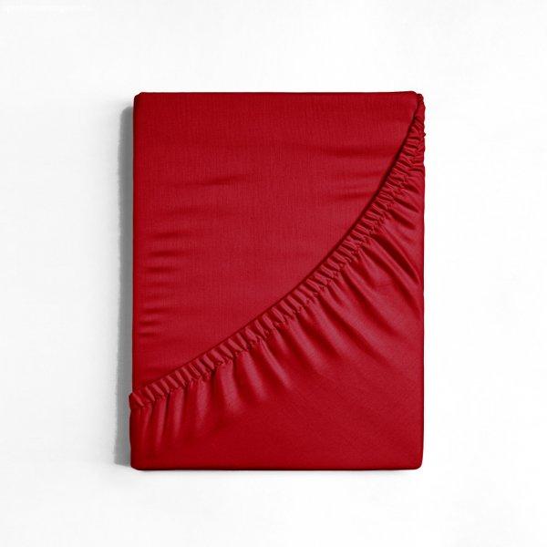 Jersey gumis lepedő, vörös, 70x140 cm