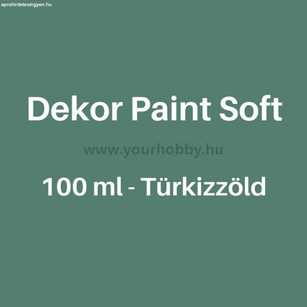 Pentart Dekor Paint Soft lágy dekorfesték 100 ml - türkizzöld