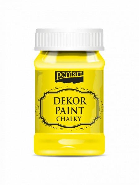 Pentart Dekor krétafesték 100 ml Citromsárga