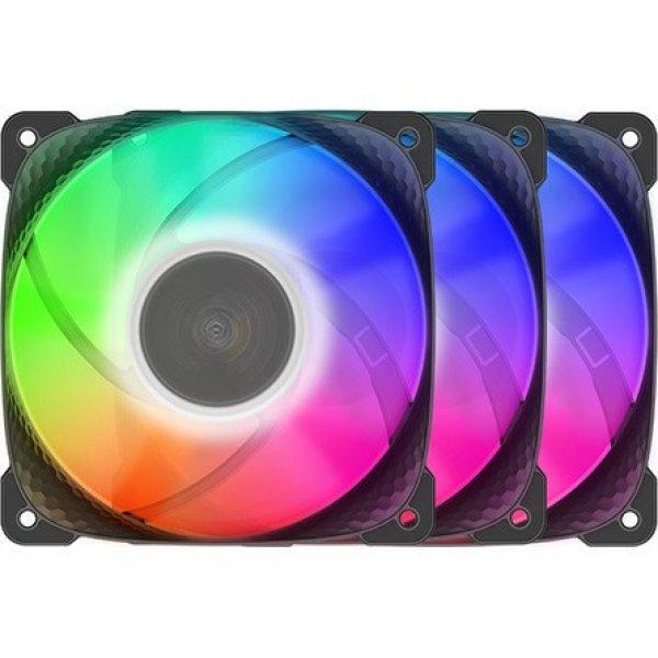 Geometric Future Super Squama 3805B Triple pack rendszerhűtő ventilátor
fekete