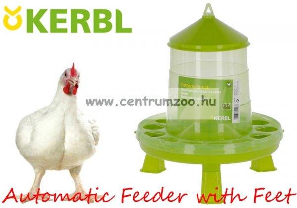 Kerbl Garden Poultry Breeding Automatic Feeder With Feet baromfi, fácán,
egyéb madár önetető lábbal 9,6 liter 8 kg (70128)