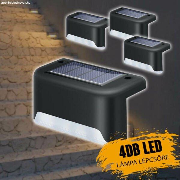 Napelemes kültéri LED lámpa lépcsőre