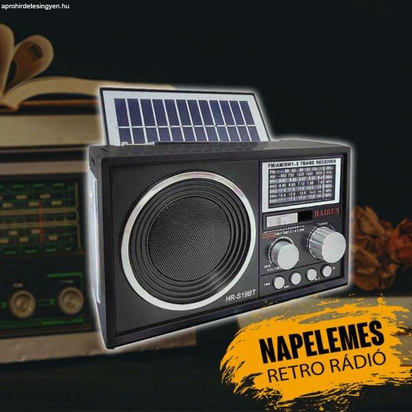 FM rádiós retro bluetooth hangszóró HR-S19BT