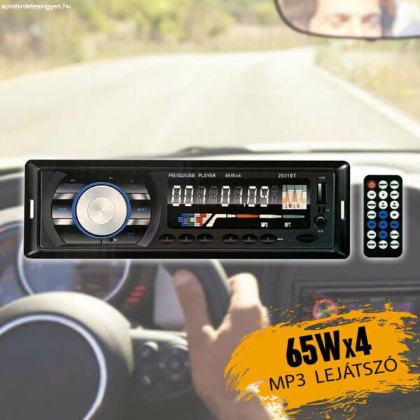 Autórádió MP3 lejátszó távirányítóval LS-2031BT