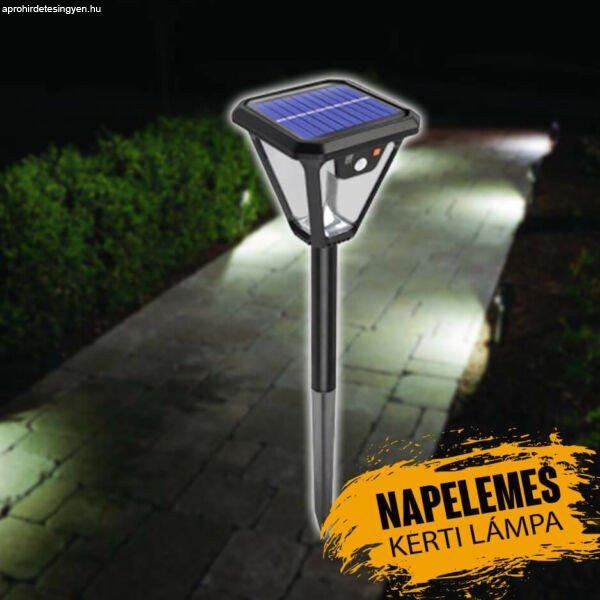 Napelemes kerti ledlámpa földbe szúrható