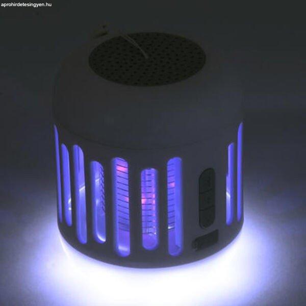 MUSIC CAGE újratölthető bluetooth lámpa + UV rovarcsapda 13185
