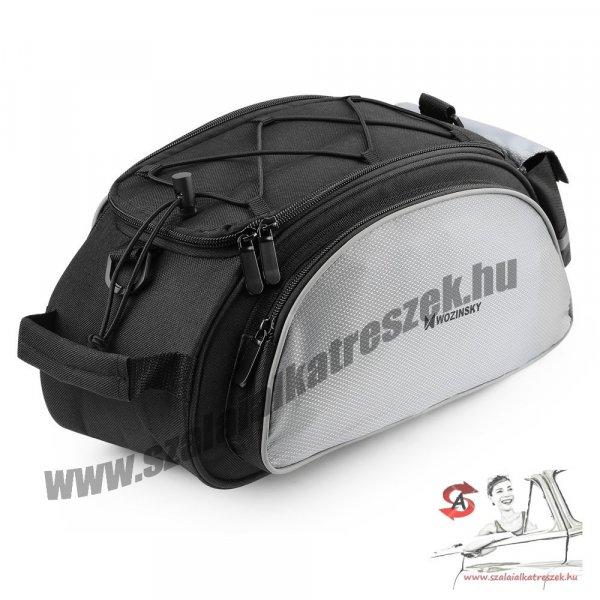 Kerékpáros táska hátsó csomagtáska vállpánttal 13L fekete (WBB1BK)
Wozinsky