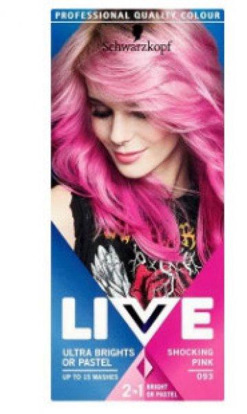 Schwarzkopf Live Color hajszínező 93 Rózsaszín
