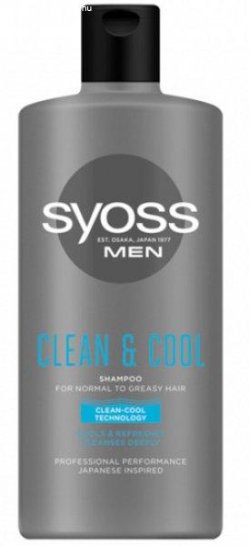 Syoss sampon Men 440ml Clean&Cool