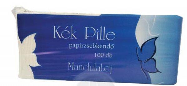 Kék Pille papírzsebkendő 3rét. 100db mandulatej