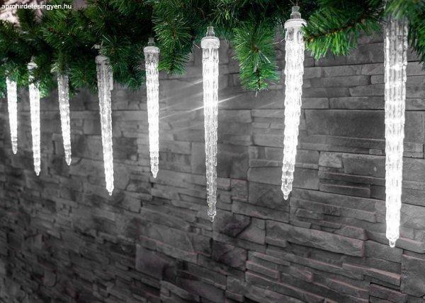 Lánc MagicHome Karácsony Icicle, 352 LED hideg fehér, 16 jégcsappal,
vízesés hatással, 230 V, 50 Hz,