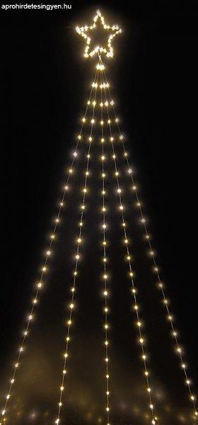 MagicHome karácsonyi dekoráció, Üstökös, 240 LED meleg fehér, 10
funkció, IP 44, külső, 5 x 3,9 m