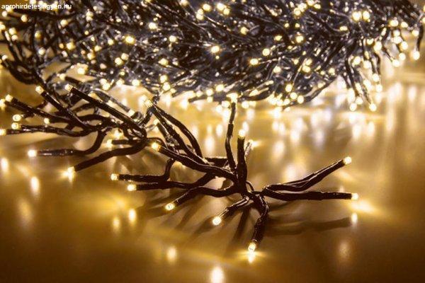 Lánc MagicHome Karácsony, 1120 LED meleg fehér, egyszerű világítás, 230
V, 50 Hz, IP 44, külső, vilá