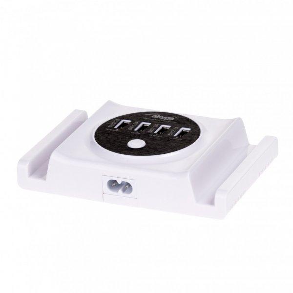 Akyga AK-TB-05 Adapter with Holder 5V/6A 30W White