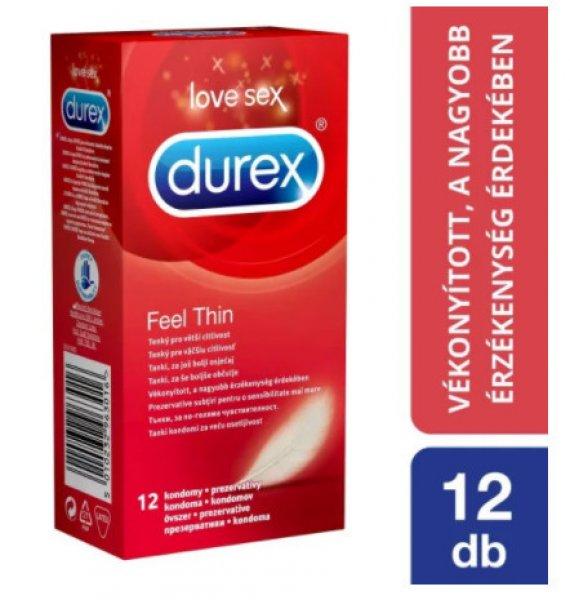 Durex óvszer 12db Feel Thin