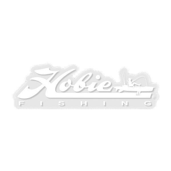 DECAL, 12" HOBIE FISHING WHITE