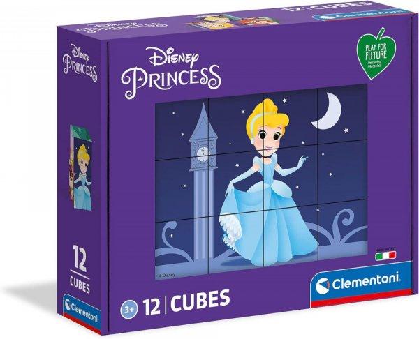 Clementoni Disney hercegnők 12 db-os kockakirakó