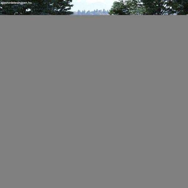 Egyajtós impregnált mogyorófa deszka-kerítéskapu 100 x 120 cm