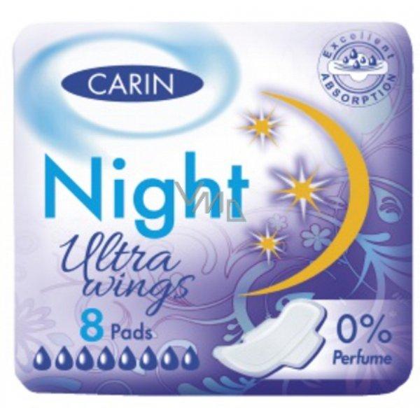Carin ultra night ultravékony szárnyas intimbetét 8 db