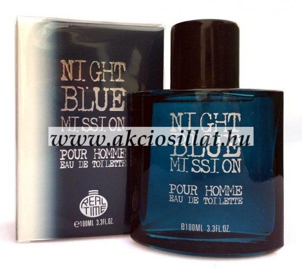 Real Time Night Blue Mission EDT 100ml / Bvlgari Aqua parfüm utánzat