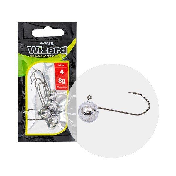 Wizard Master Twister Jig Heads 4g Size 1- 4db Jigfejes Horog (59300-104)