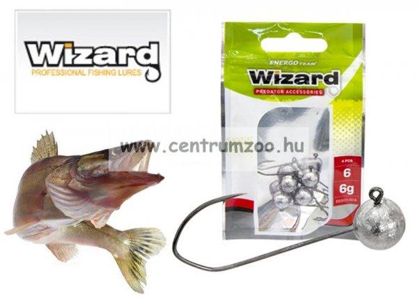 Wizard Master Twister Jig Heads 10g Size 1- 4db Jigfejes Horog (59300-110)