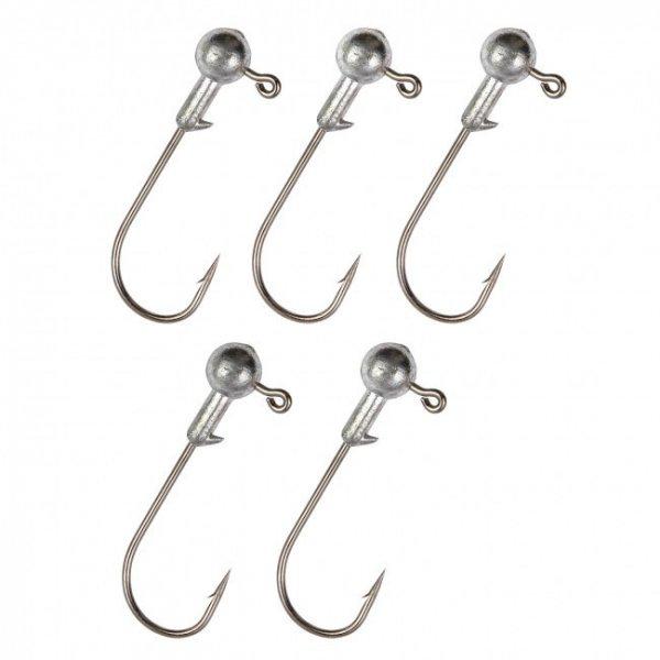 Nevis Master Twister Jig Heads 3g size 4/0 - 5db Jigfejes horog (8560-340) natur