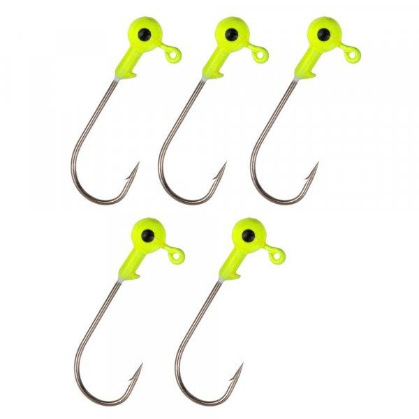 Nevis Master Twister Jig Heads 3g size 5/0 - 5db jigfejes horog (8560-351)
sárga