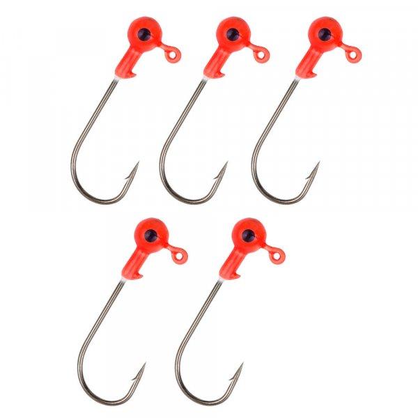 Nevis Master Twister Jig Heads 7G Size 4/0 - 5Db Jigfejes Horog (8560-742) Piros