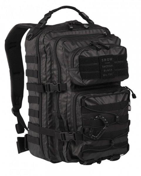 MIL-TEC US TACTICAL ASSAULT LARGE hátizsák - fényes fekete