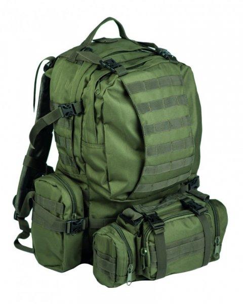 MIL-TEC DEFENSE PACK ASSEMBLY Taktikai hátizsák - Olivazöld 