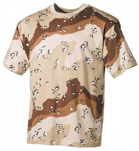MFH US T-shirt terep mintás - 6 színű sivatag
