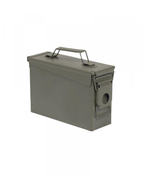 US OD M19A1 CAL. 30 AMMO BOX STEEL WITHOUT PRINT fémláda, nyomat nélkül