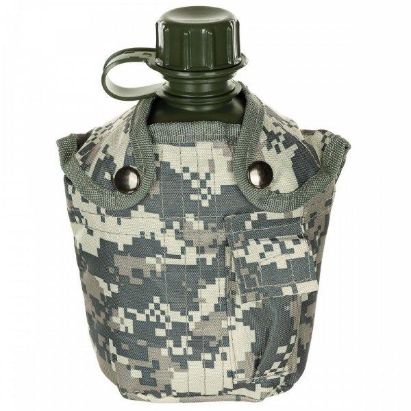 US Plastic Canteen, 1 l, cover, AT-digital, BPA free kulacs