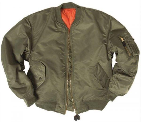 MIL-TEC US BASIC MA1® FLIGHT Bomber dzseki - Olivazöld